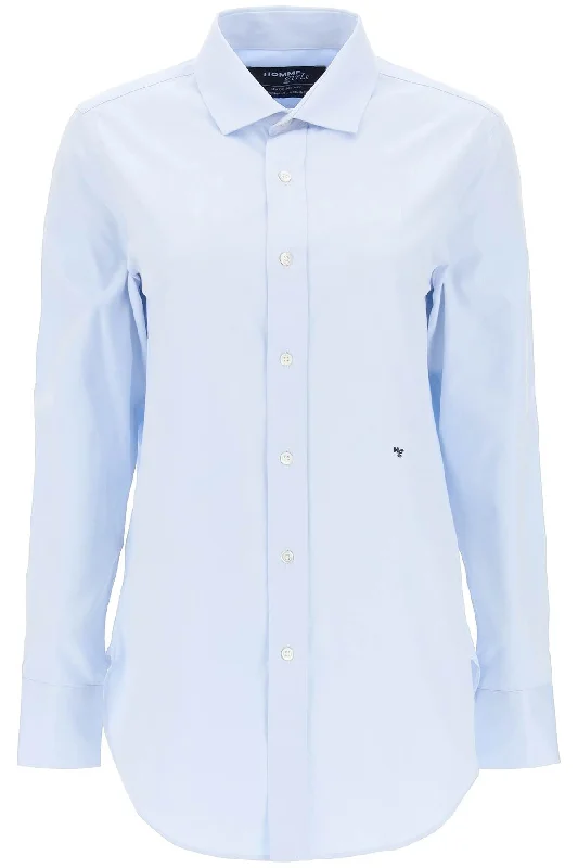 cotton twill shirt HGSH002 LIGHT BLUE