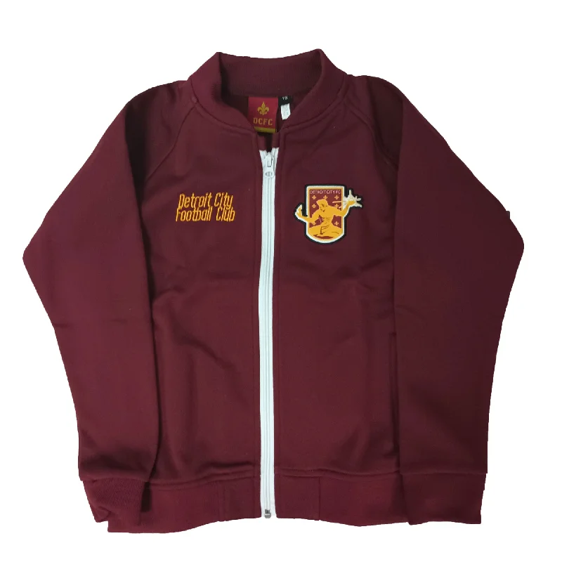 DCFC Youth Track Jacket- Maroon