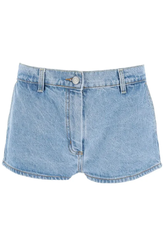 denim hot shorts for a 173524 BLUE