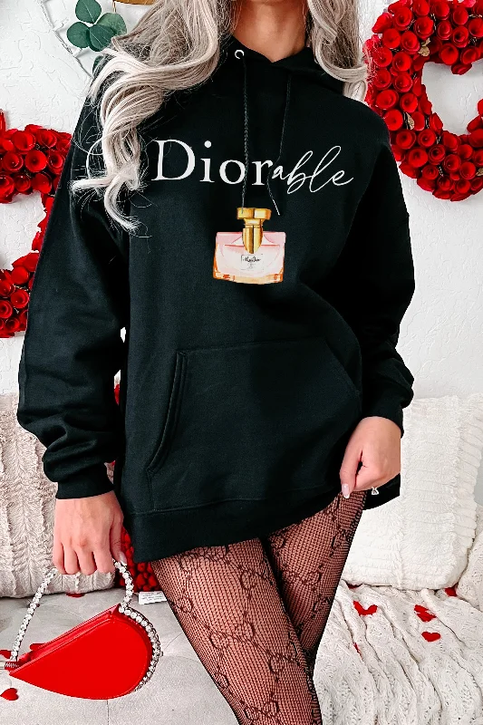 ""Diorable"" Parody Perfume Graphic Multiple Shirt Options (Black) - Print On Demand