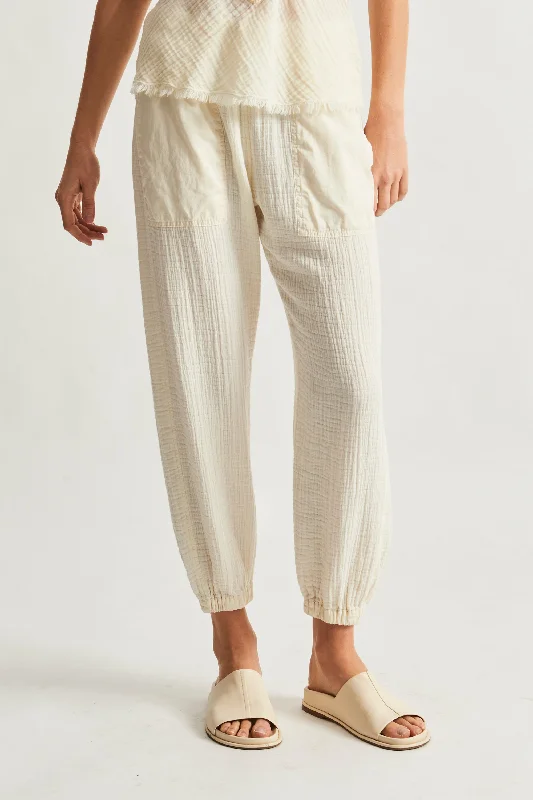 Gauze Dirty White Cameroon Pant