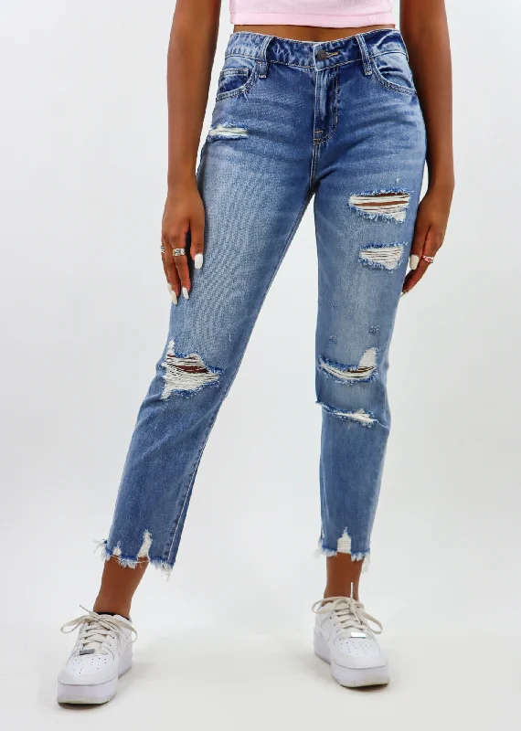 One Of Them Girls Jeans ★ Medium Wash