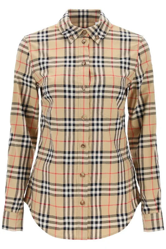 lapwing button-down shirt with vintage check pattern 8083149 ARCHIVE BEIGE IP CHK