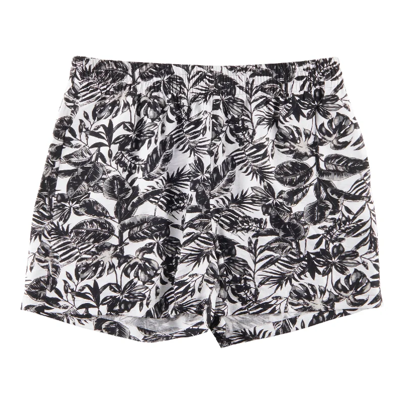 lily morgan Women's Plus Mystic Printed Silky Linen-Like Shorts