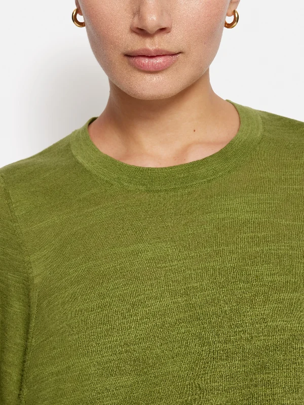 Linen Cotton Tie Top | Green