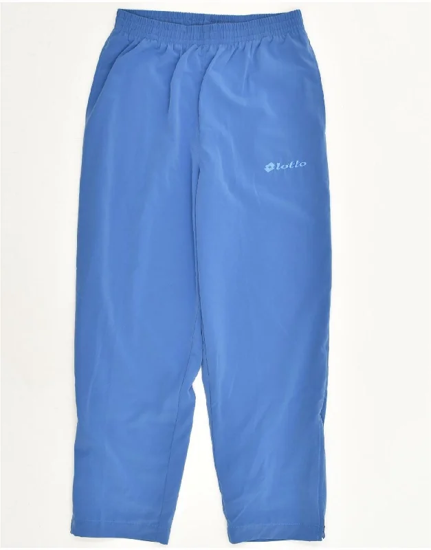 LOTTO Womens Tracksuit Trousers UK 12 Medium Blue Polyester