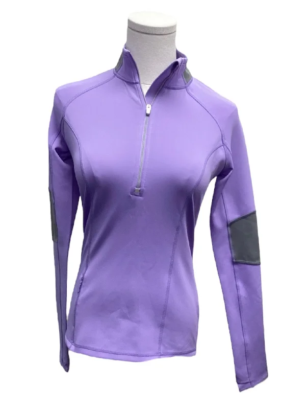 Athleta Women's 1/4 Zip Top Purple XXS