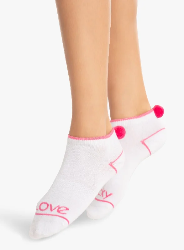 Lucky Pom Low Cut Socks