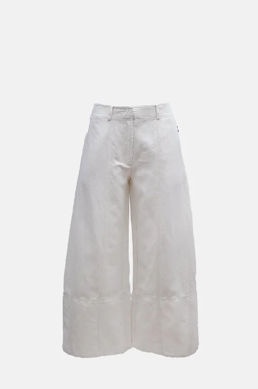 Malou Wide Leg Pant Cream