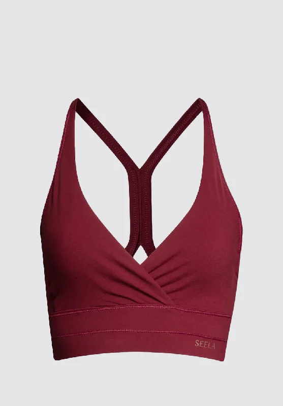 Montreux V-Sports Bra | Red