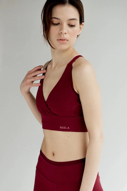 Montreux V-Sports Bra | Red