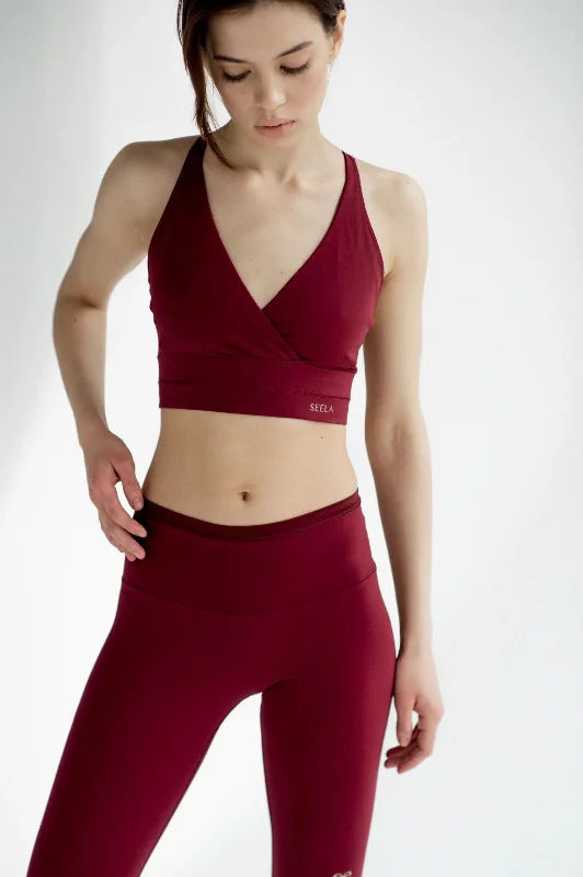 Montreux V-Sports Bra | Red