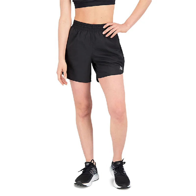 New Balance - Women's Accelerate 5 Inch Shorts (WS01209 BK)