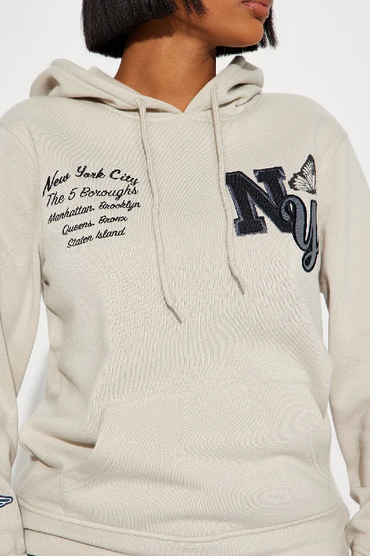 NY Butterfly Hoodie - Sand