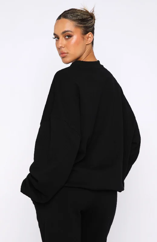 Own The Moment Sweater Black