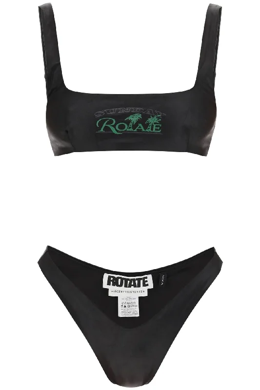 Rotate pearla bikini set RT1347 BLACK