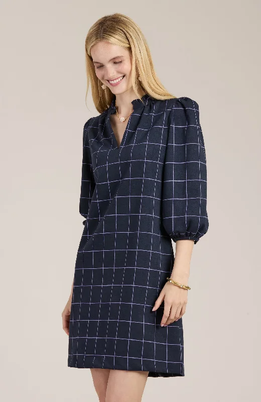 Sherri Knit Dress - Window Pane