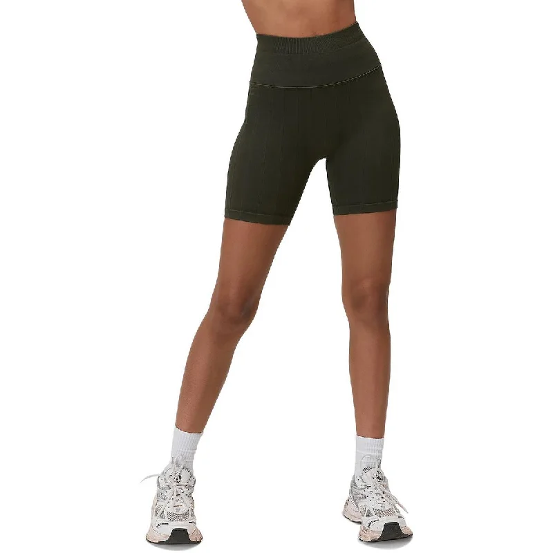 Spiritual Gangster Womens Amara Wide Rib Knit Bike Short