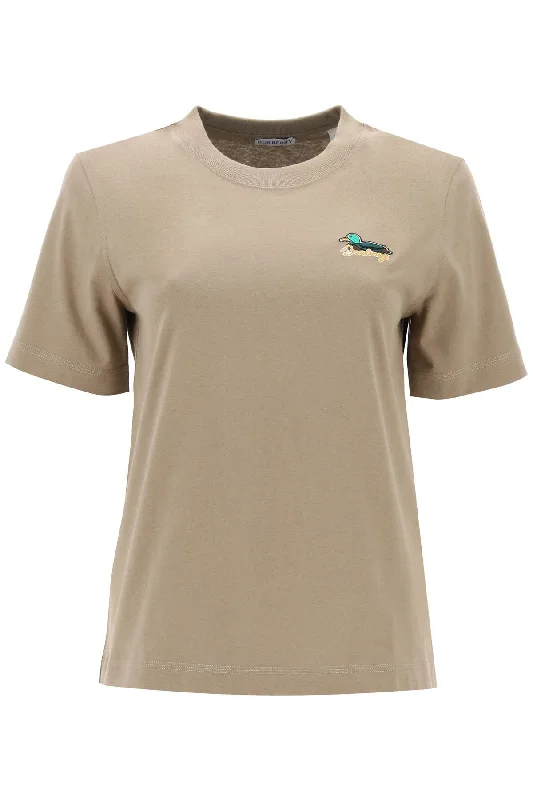 t-shirt with duck detail 8093662 LINDEN