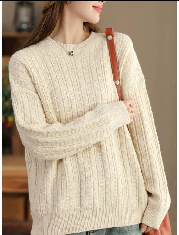 Women Minimalist Fashion Solid Casual Knitted Cardigan