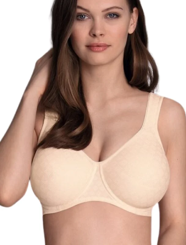 Rosa Faia Twin Art Bra Seamless Comfort Underwire Bra, Smart Rose |Pink Rosa Faia Molded Bra Adjustable Fit Bra