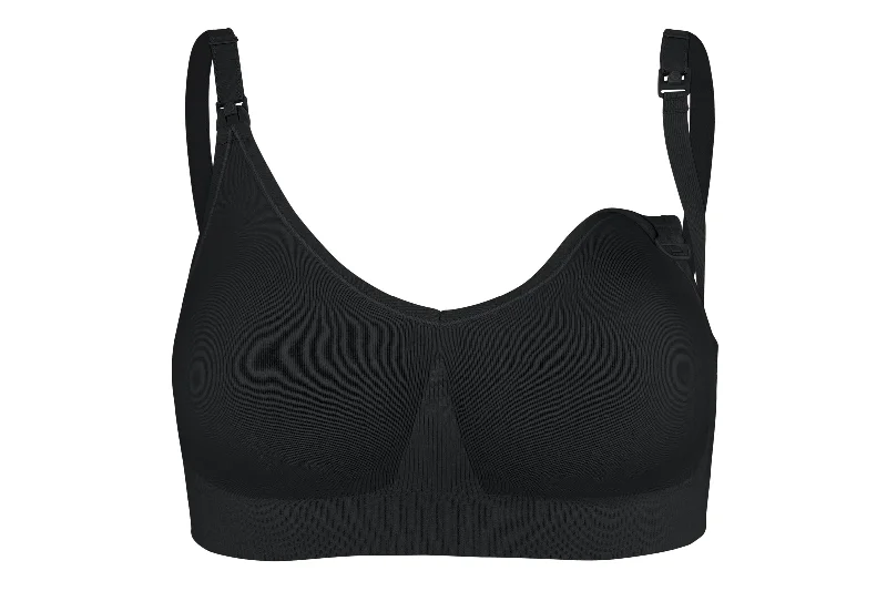 Body Silk Maternity & Nursing Bra - Black Casual Bralette Set