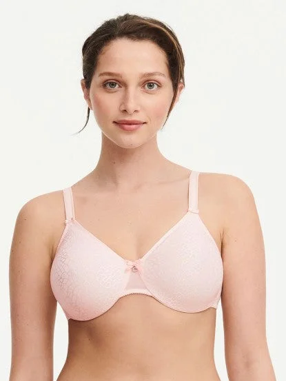 Chantelle C Magnifique Molded Underwire Bra - Blush Adjustable Comfort Bra