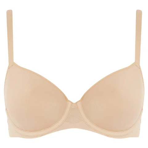 Chantelle Pure Light Spacer Bra Golden Beige Classic Wire-Free Bra