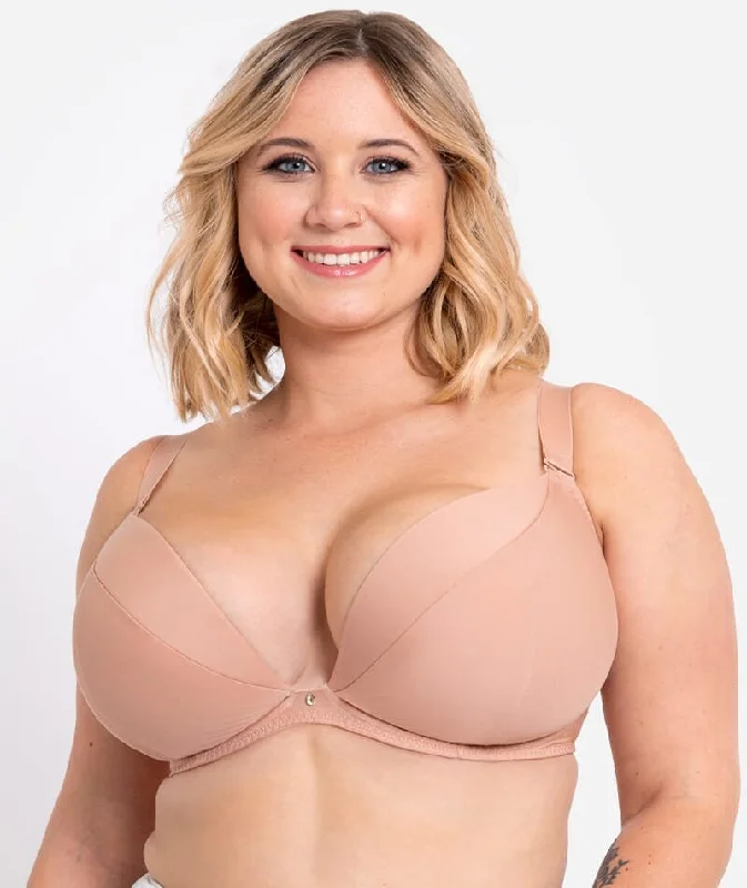 Curvy Kate SuperPlunge Multiway Plunge Bra - Latte High Support Bra