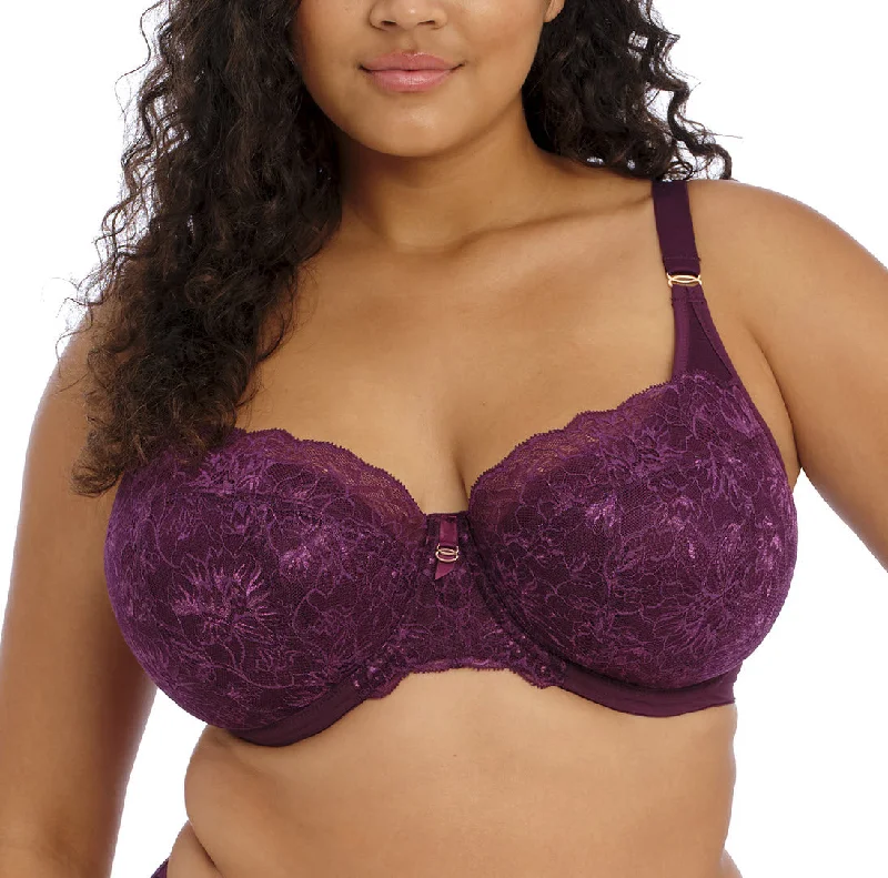 Elomi Brianna Blackberry Padded Balconette Bra 8081 Cozy Sleep Bra