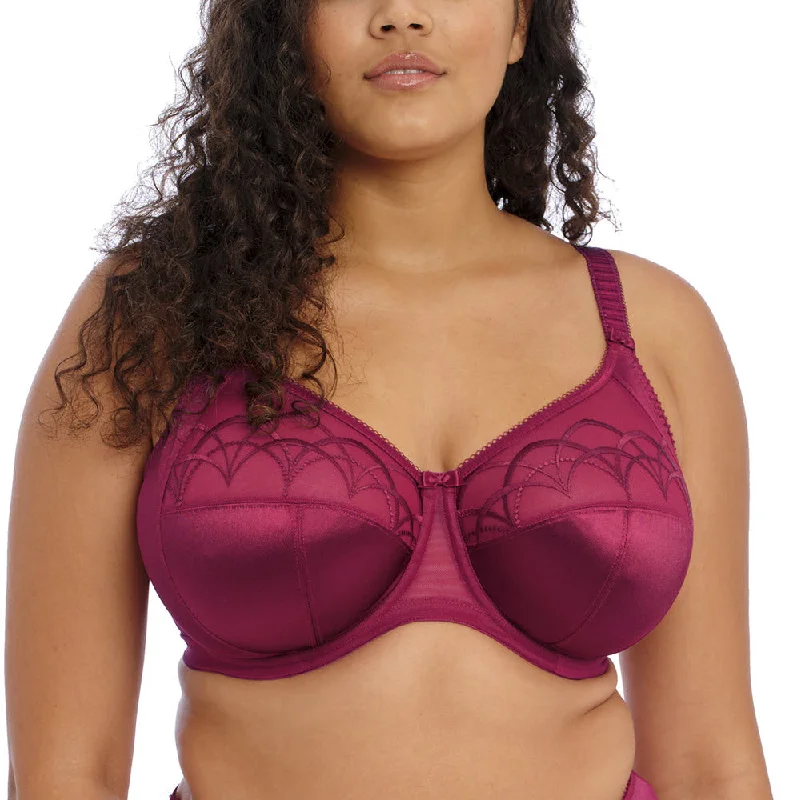 Elomi Cate Berry Unlined Bra 4030 Minimalist Wireless Bra