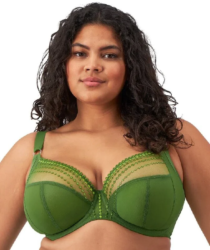 Elomi Matilda Underwired Plunge Bra - Jungle Seamless Fit Bra