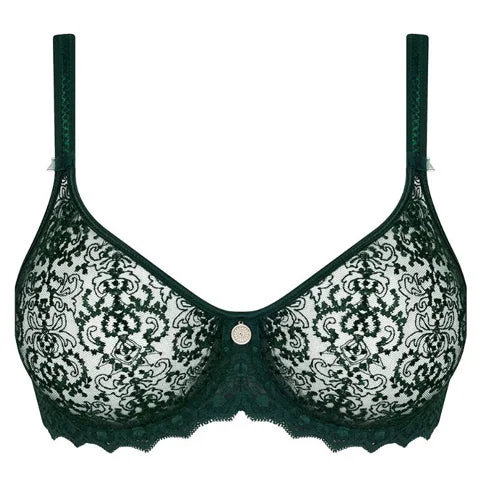 Empreinte Cassiopee Seamless Bra Emerald Adjustable Back Bra