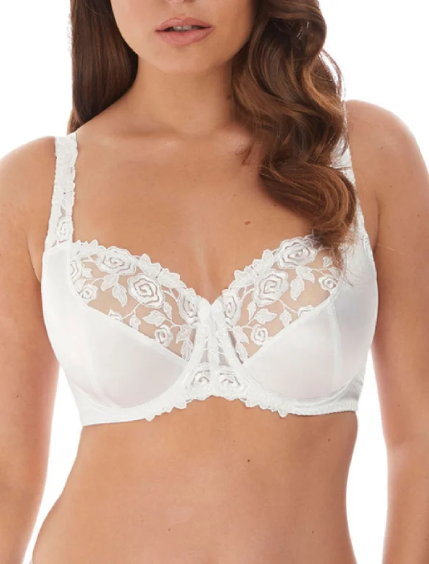 Fantasie Belle Balcony Bra, White | White Balcony Bra Light Seamless Bra