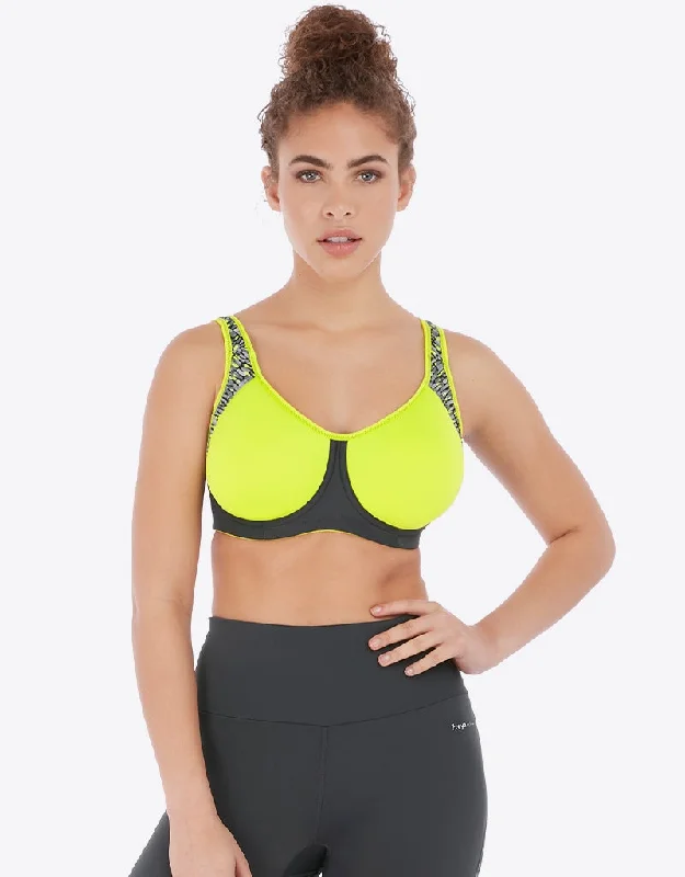 Freya Active Sonic Moulded Sports Bra Lime Elegant Lace Lingerie