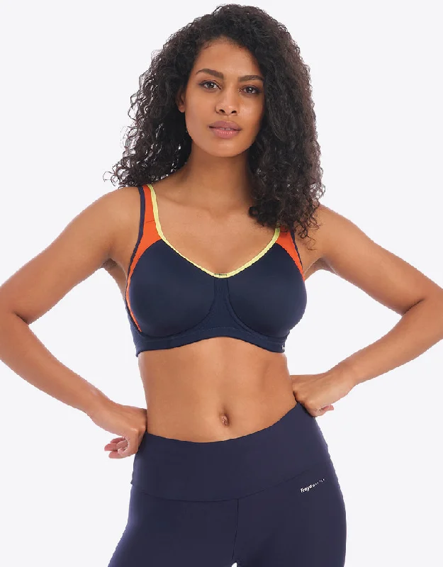 Freya Active Sonic Moulded Sports Bra Navy Spice Push-Up Bra Set