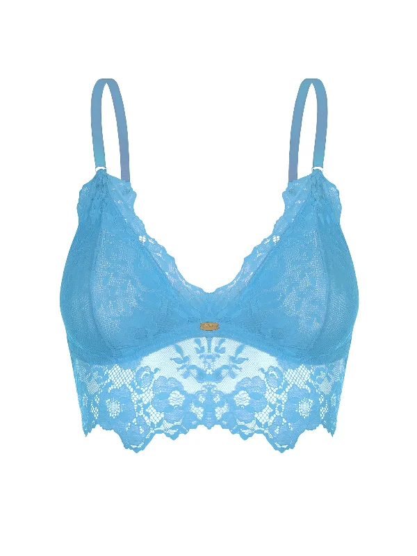 Indie Bra | Wedgwood Lace Back Bra