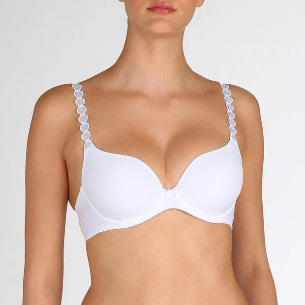 Marie Jo Avero Tom Convertible Underwire Bra - White Supportive Wireless Bra