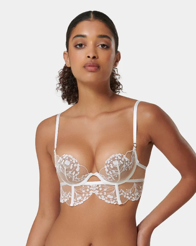 Marisa Wired Bra White/Sheer Chic Lace Bralette