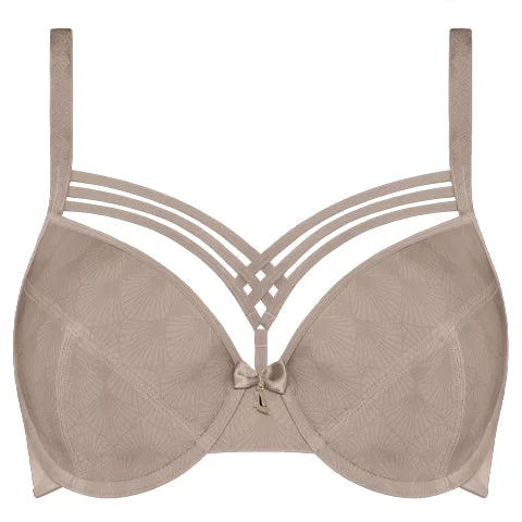 Marlies Dekkers Dame de Paris Plunge Bra Shimmering Bronze Active Wear Bra