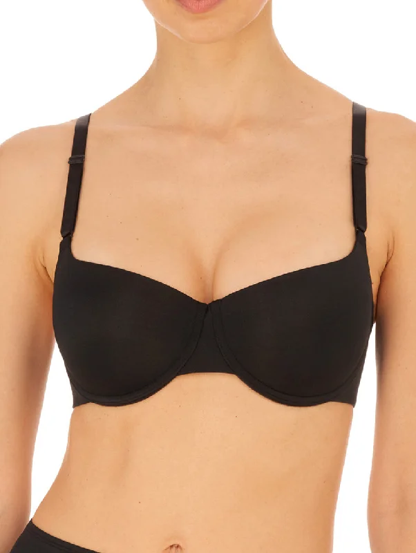 Natori Liquid Convertible Balconette Push-Up Bra Classic Wire-Free Bra