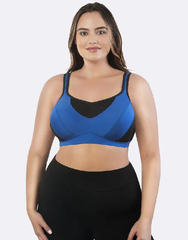 Parfait Active Dynamic Sports Bra Dazzling Blue Push-Up Wireless Bra