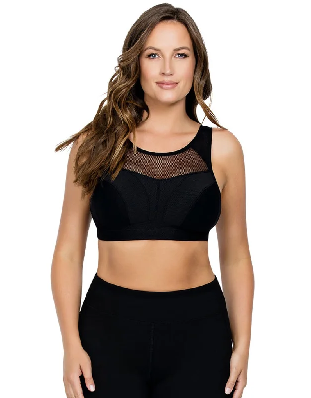 Parfait Active Wireless Sports Bra Black Supportive Wireless Bra