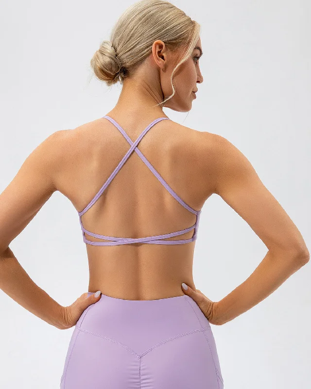 Sophie Sports Bra - Purple Seamless Bra Design