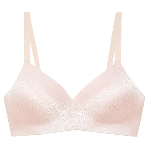 Wacoal Back Appeal Moulded Wireless Bra Rose Dust Soft Strapless Bra