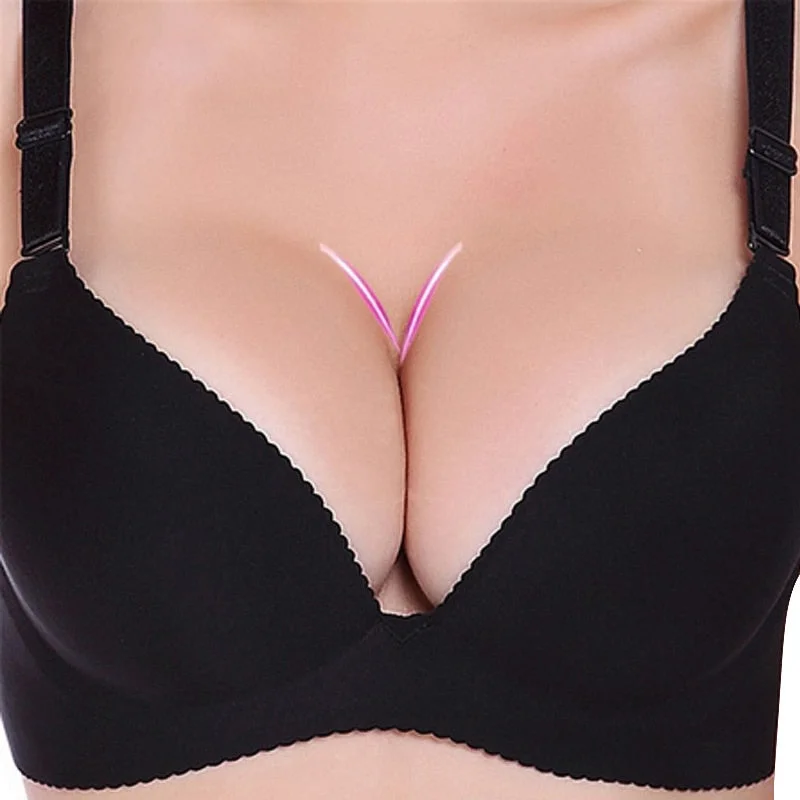 Women Push Up Lingerie Seamless Bra Chic Satin Bra