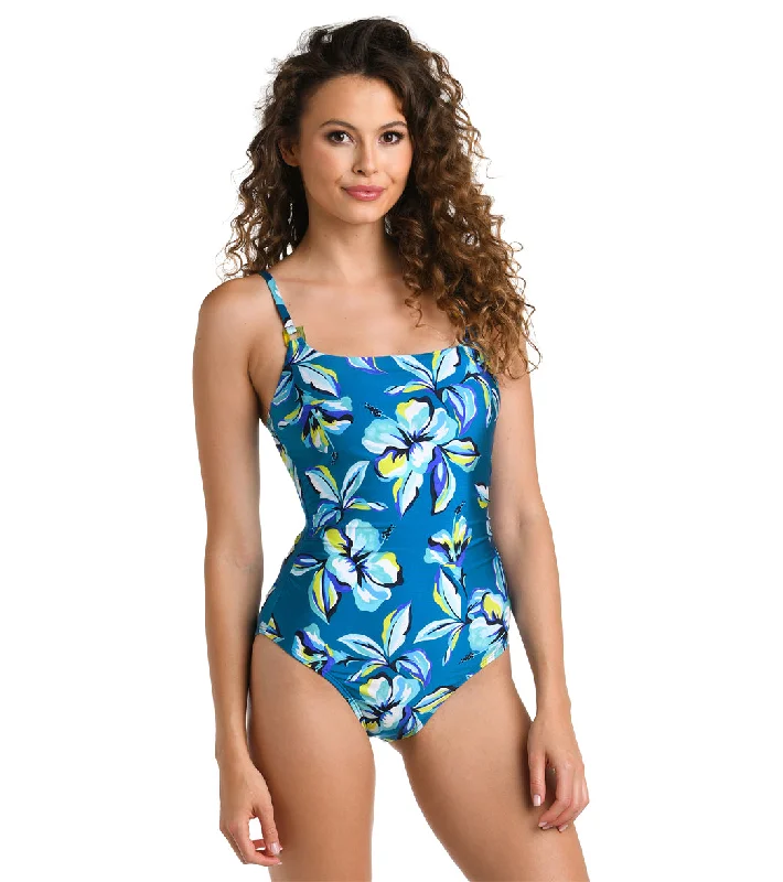 La Blanca Women's Fiji Tropics Lingerie One Piece Swimsuit Ocean Elegant Swimsuit Bottoms