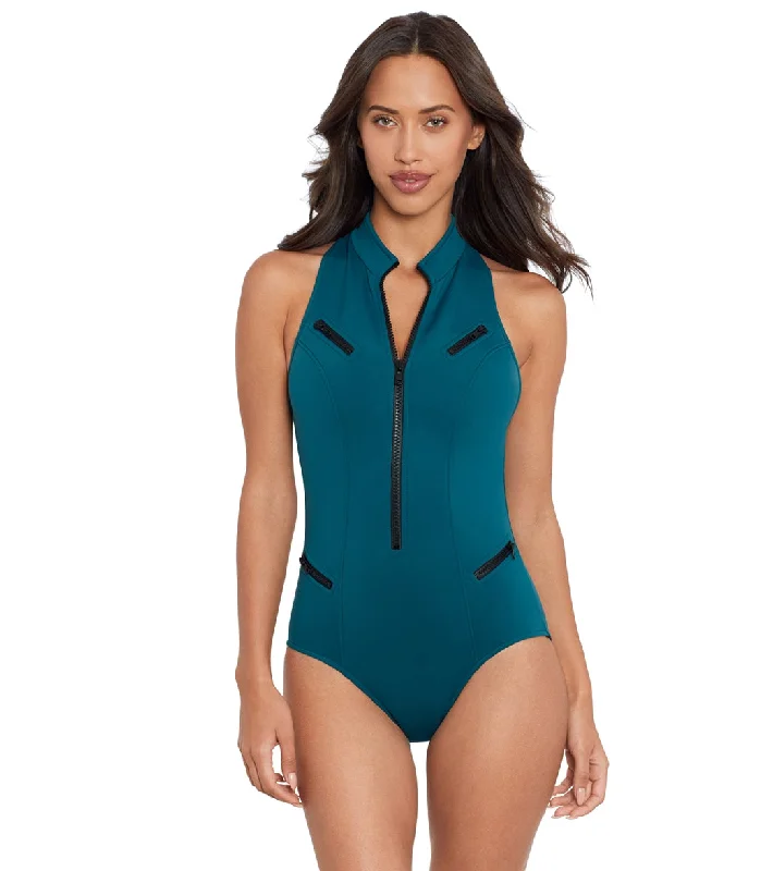 Magicsuit by Miraclesuit Scuba Coco One Piece Swimsuit Palm Stylish Swimsuit Set